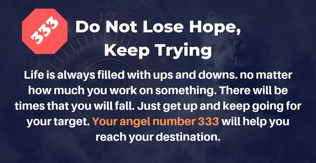 what is the meaning of seeing number 333