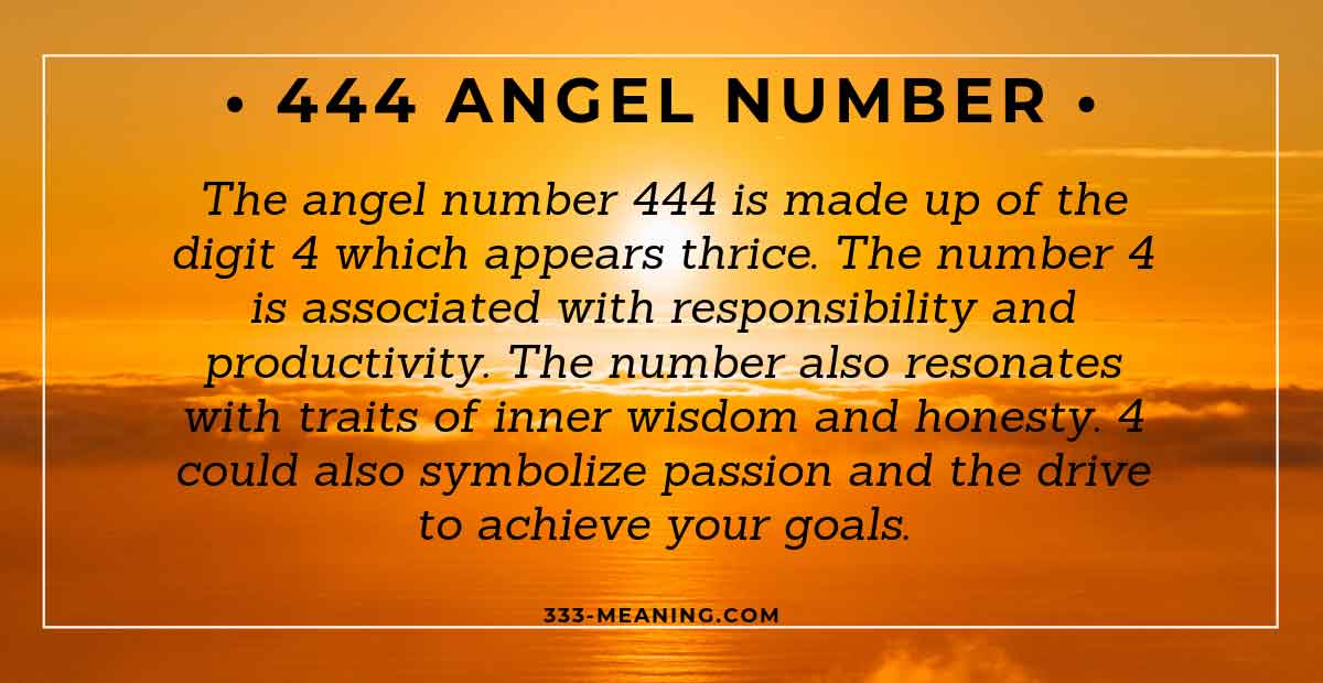 Uncover the symbolism of 444 angel number in love, relationship, and money....