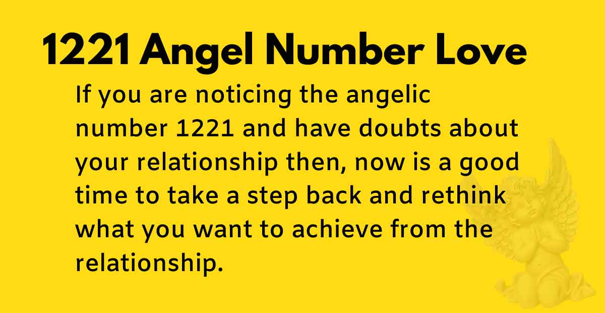 angel number 1221 love meaning